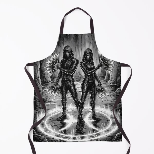 Item preview, Pisces Zodiac Dark Fantasy Assassins Horoscope designed and sold by DarkOriginArts.
