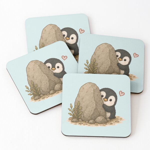 Item preview, Cute Peekaboo Penguin designed and sold by MellowMunchkins.