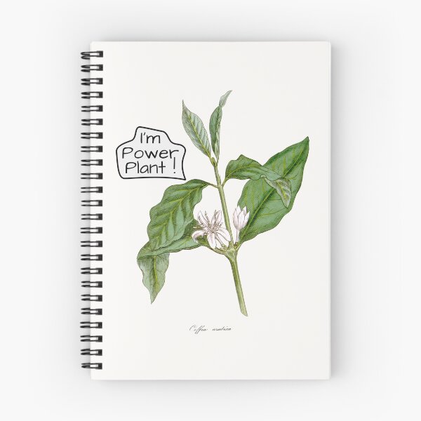 Item preview, I'm Power Plant - Funny Coffee Botanical Illustration designed and sold by Mystral Art Studio.