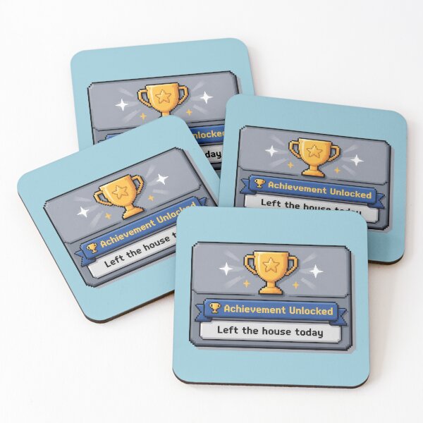 Item preview, Achievement Unlocked – Left the House designed and sold by Icareis-Studios.
