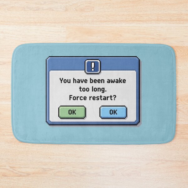 Item preview, Force Restart – Too Long Awake designed and sold by Icareis-Studios.