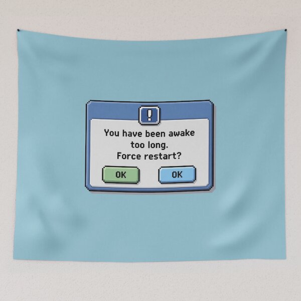 Item preview, Force Restart – Too Long Awake designed and sold by Icareis-Studios.