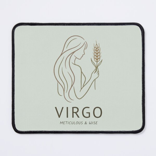 Item preview, Virgo Daily Horoscope – Minimalist Virgo Line Art Zodiac Astrology Design designed and sold by Bhaskar Digital Art.