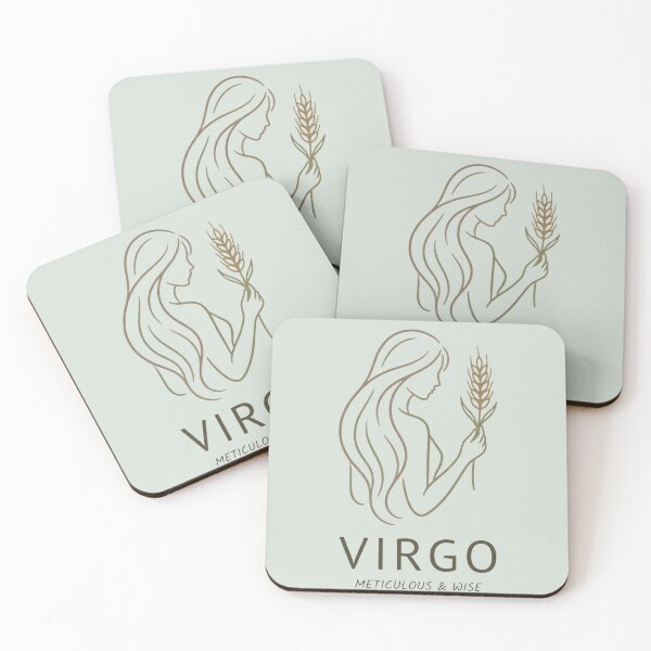 Item preview, Virgo Daily Horoscope – Minimalist Virgo Line Art Zodiac Astrology Design designed and sold by Bhaskar Digital Art.
