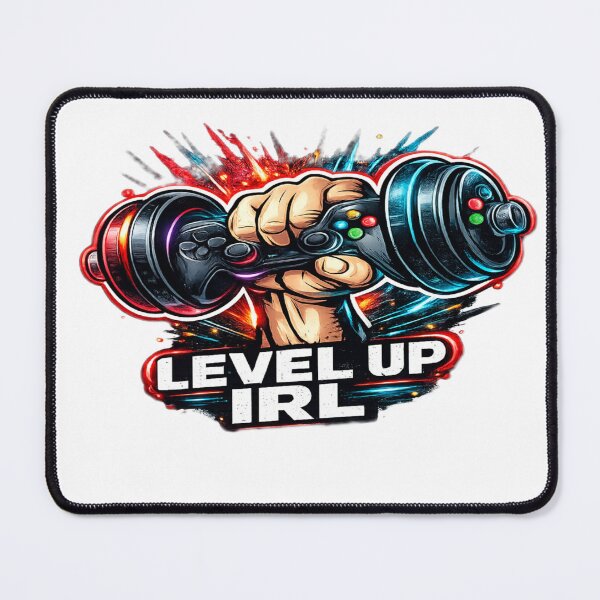 Item preview, Level Up IRL - Gamer Gym Motivation designed and sold by TrendyWearsuits.