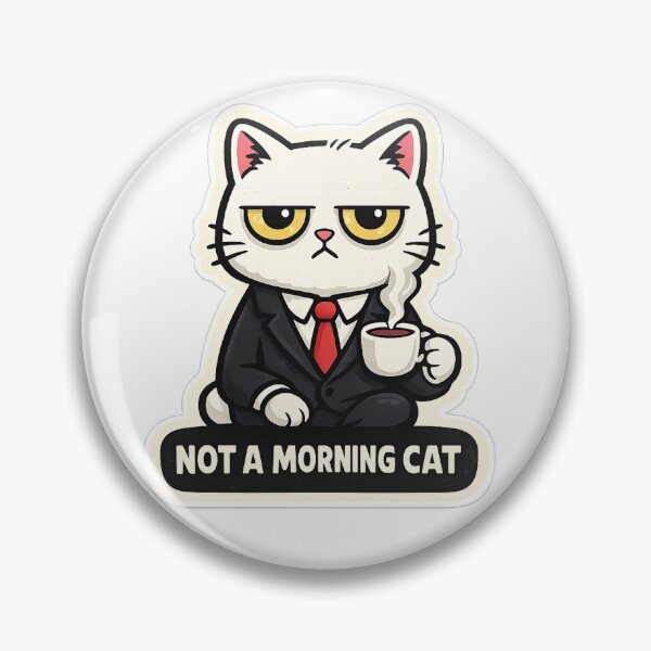 Item preview, Funny Cat Monday Humor Vinyl Sticker designed and sold by ravikiran2195.