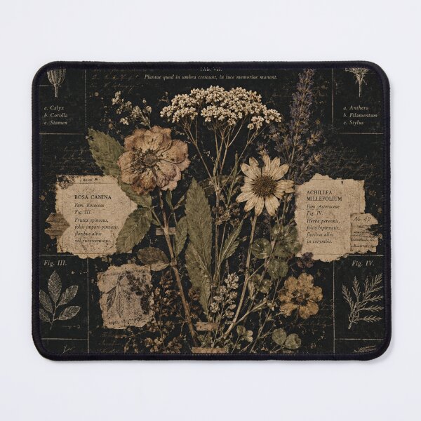 Item preview, Flora Tenebrarum Dark Herbarium Gothic Botanical Poster Design designed and sold by irfanshikh.