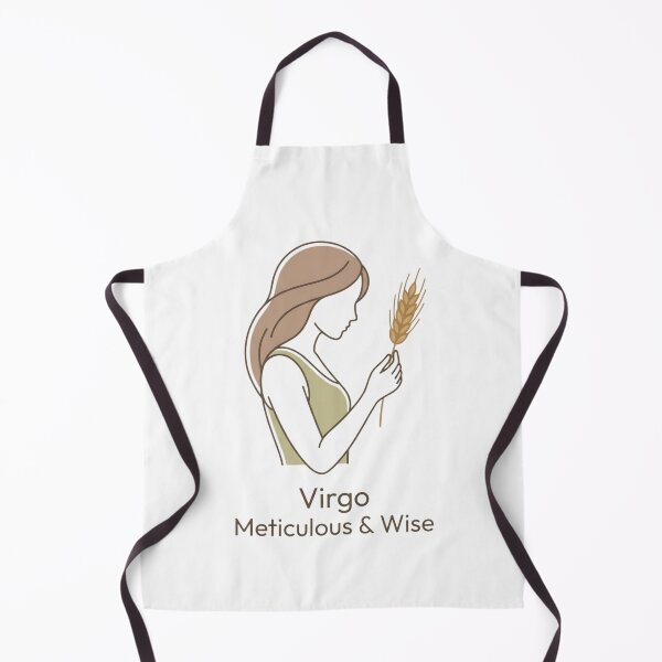 Item preview, Virgo Daily Horoscope – Meticulous & Wise Minimalist Zodiac Woman Design designed and sold by Bhaskar Digital Art.