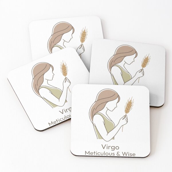 Item preview, Virgo Daily Horoscope – Meticulous & Wise Minimalist Zodiac Woman Design designed and sold by Bhaskar Digital Art.