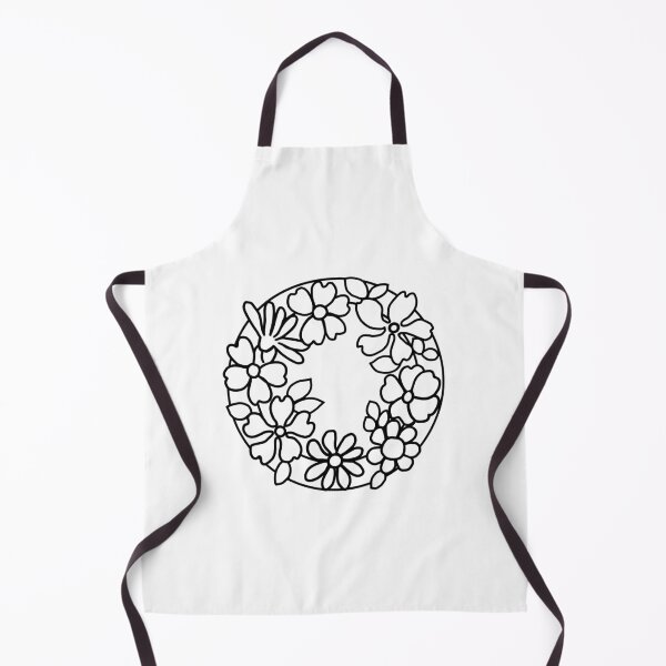 Item preview, Cute Floral Wreath | Simple Flower Line Art designed and sold by IwonaKpn.