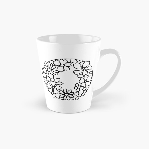 Item preview, Cute Floral Wreath | Simple Flower Line Art designed and sold by IwonaKpn.