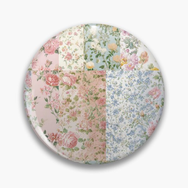 Item preview, Romantic Vintage Floral Patchwork Pattern designed and sold by Kritiveemporio.
