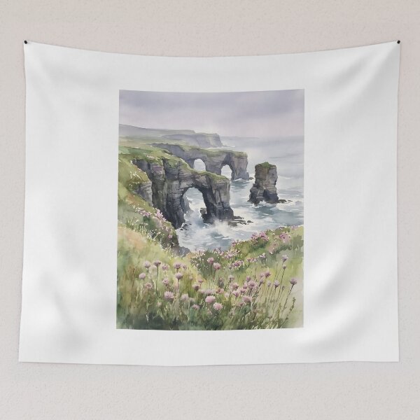 Item preview,  retro nature cliff art designed and sold by stikrusak.