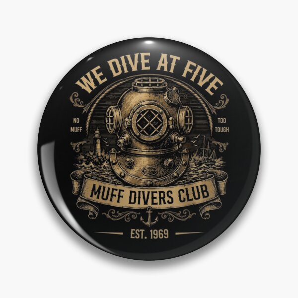 Item preview, Vintage Muff Divers Club - Retro Scuba Diving Helmet Aesthetic designed and sold by haitrieuic96.