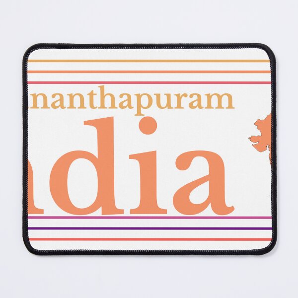 Item preview, Thiruvananthapuram India City Marked On Country Map designed and sold by TheIconSmith.