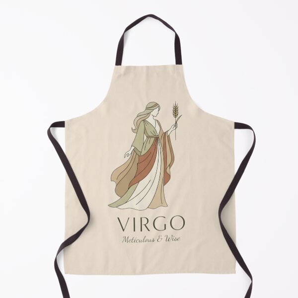 Item preview, Virgo Daily Horoscope – Meticulous & Wise Elegant Zodiac Goddess Design designed and sold by Bhaskar Digital Art.