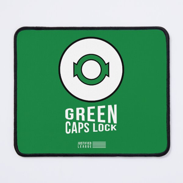 Item preview, Green Capslock from the Justified League designed and sold by matbeno.
