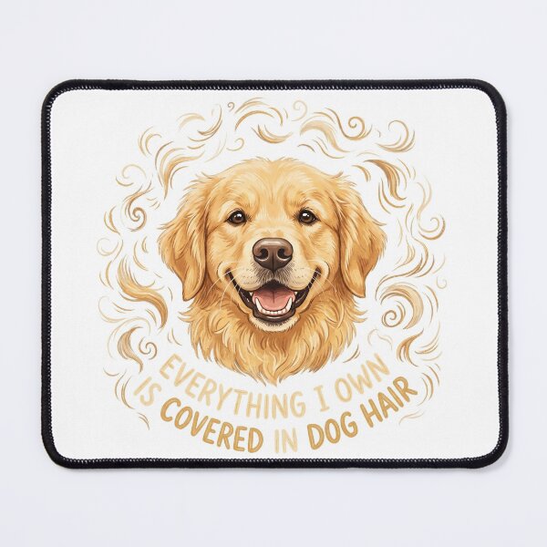 Item preview, Everything I Own Is Covered in Dog Hair Shirt | Funny Golden Retriever Graphic Tee designed and sold by DmaarGroup.