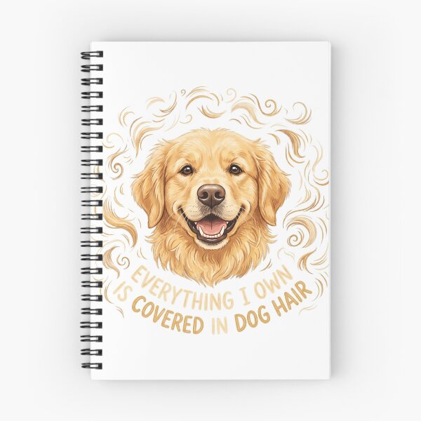Item preview, Everything I Own Is Covered in Dog Hair Shirt | Funny Golden Retriever Graphic Tee designed and sold by DmaarGroup.