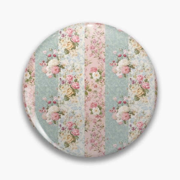 Item preview, Vintage Floral Stripe Seamless Pattern designed and sold by Kritiveemporio.