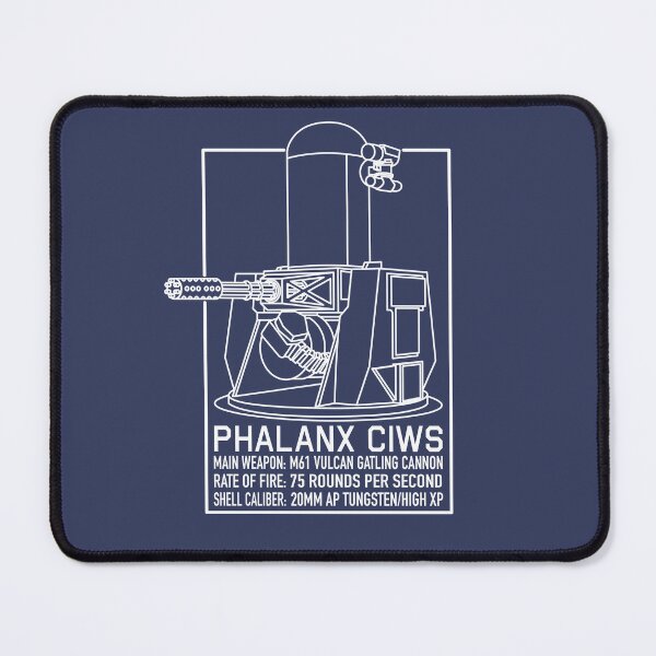 Item preview, Phalanx CIWS Gatling Gun Blueprint Weapon System Infographic Information Gift designed and sold by MilitaryMart.