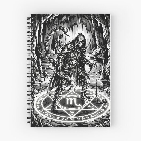 Item preview, Scorpio Zodiac Dark Fantasy Assassin Ninja Horoscope designed and sold by DarkOriginArts.