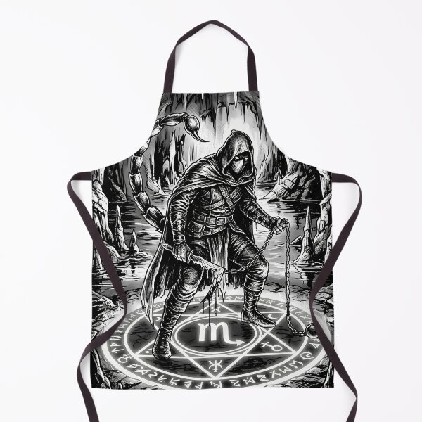 Item preview, Scorpio Zodiac Dark Fantasy Assassin Ninja Horoscope designed and sold by DarkOriginArts.