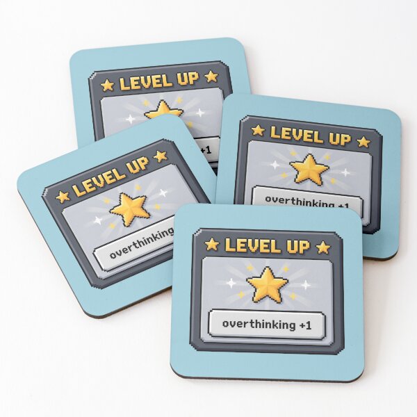 Item preview, Level Up – Overthinking +1 designed and sold by Icareis-Studios.