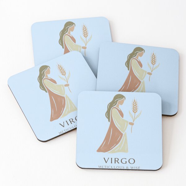 Item preview, Virgo Daily Horoscope Zodiac Sign – Meticulous & Wise Minimalist Astrology Design designed and sold by Bhaskar Digital Art.