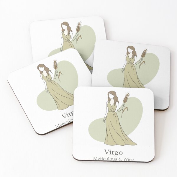 Item preview, Virgo Daily Horoscope – Elegant Zodiac Maiden Astrology Art designed and sold by Bhaskar Digital Art.