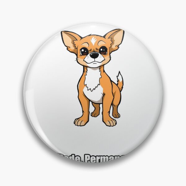 Item preview, Chihuahua Sticker - Boss Mode Permanently On - Funny Chihuahua Gift designed and sold by pawdrops.