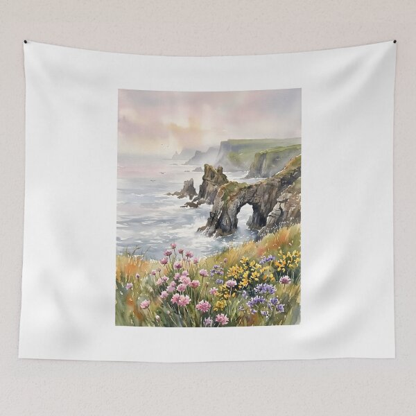 Item preview, retro nature beautiful cliff designed and sold by stikrusak.