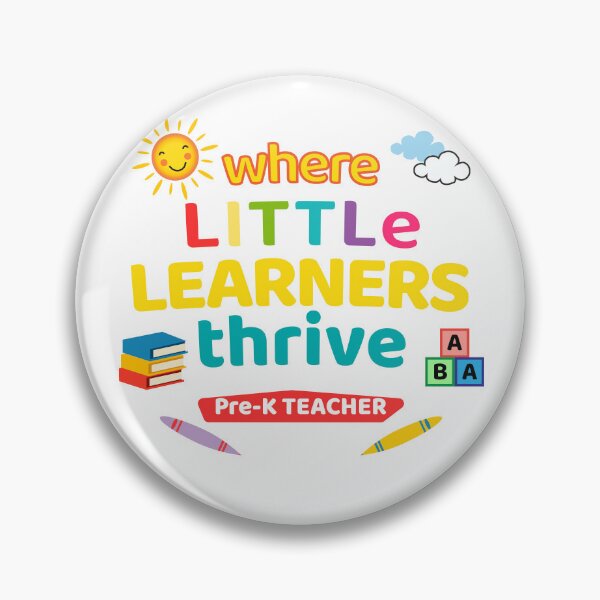 Item preview, Pre-K Teacher Where Little Learners Thrive | Early Childhood Education Design designed and sold by Nubrixa-Studio.