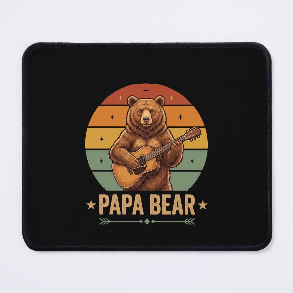 Item preview, Papa Bear Guitar Player Father Musician designed and sold by SofenArt.