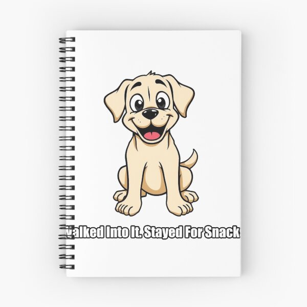 Item preview, Labrador Sticker - Walked Into It Stayed For Snacks - Funny Lab Gift designed and sold by pawdrops.