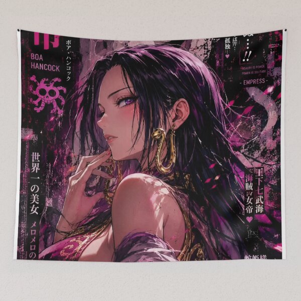 Item preview, Dark Pirate Queen Anime Inspired Portrait – Elegant Gothic Fantasy Warrior Girl designed and sold by Dyan4.