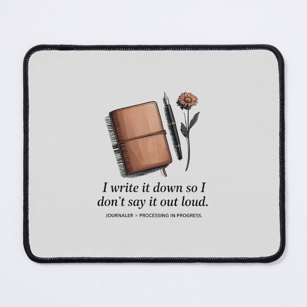 Item preview, Vintage Journaler Leather Diary Pen Flower Design designed and sold by Enea Kelo.