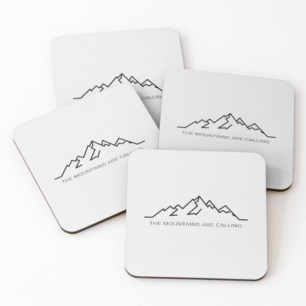 Item preview, Minimalist Mountain Range Calling Line Art Design designed and sold by Enea Kelo.