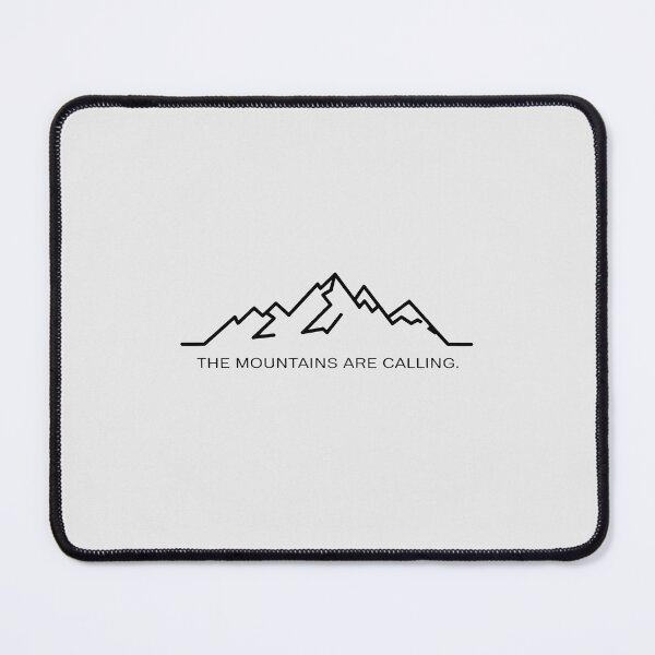 Item preview, Minimalist Mountain Range Calling Line Art Design designed and sold by Enea Kelo.