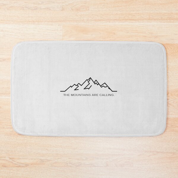 Item preview, Minimalist Mountain Range Calling Line Art Design designed and sold by Enea Kelo.