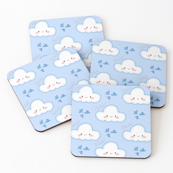 Item preview, Cute Dream Clouds and Birds Seamless Pattern designed and sold by SeJaa.