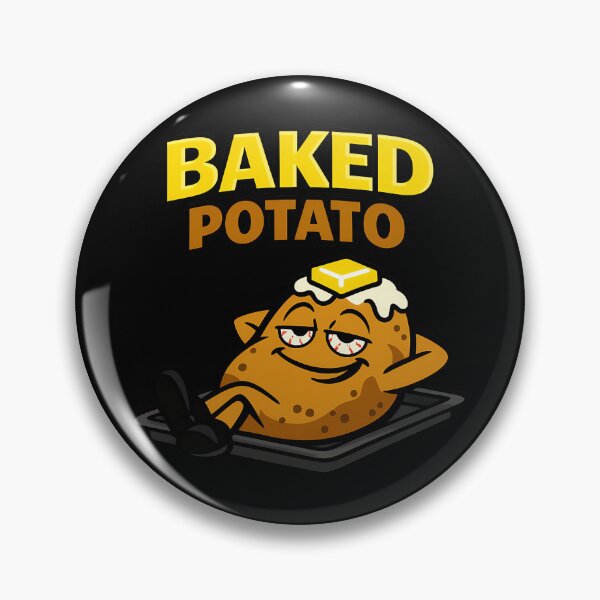 Item preview, Baked Potato Funny Stoner Food Pun Design designed and sold by TeeTimeTreasure.