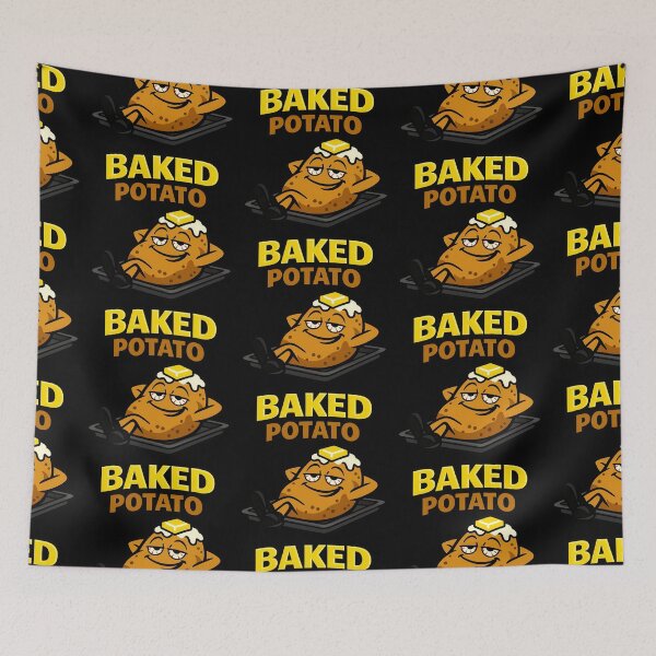 Item preview, Baked Potato Funny Stoner Food Pun Design designed and sold by TeeTimeTreasure.