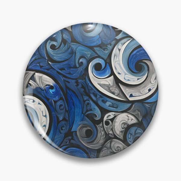 Item preview, New Zealand Māori Paua Pattern Koru Design 920 designed and sold by GrinGalore.