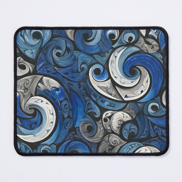 Item preview, New Zealand Māori Paua Pattern Koru Design 920 designed and sold by GrinGalore.