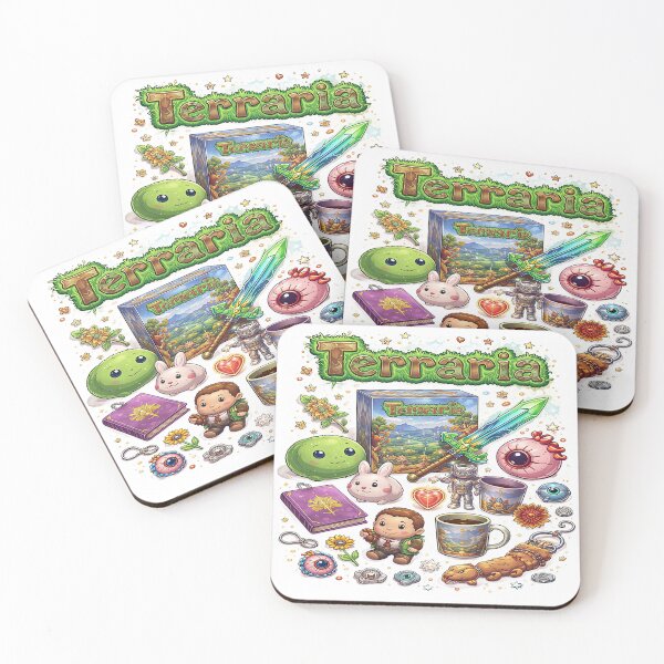 Item preview, Terraria Collector’s Treasure – Fantasy Gaming Memorabilia Illustration designed and sold by Artisan Finds Online.
