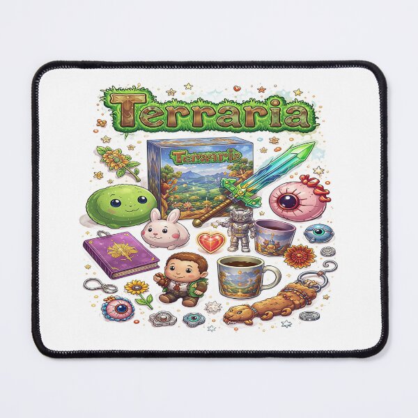 Item preview, Terraria Collector’s Treasure – Fantasy Gaming Memorabilia Illustration designed and sold by Artisan Finds Online.