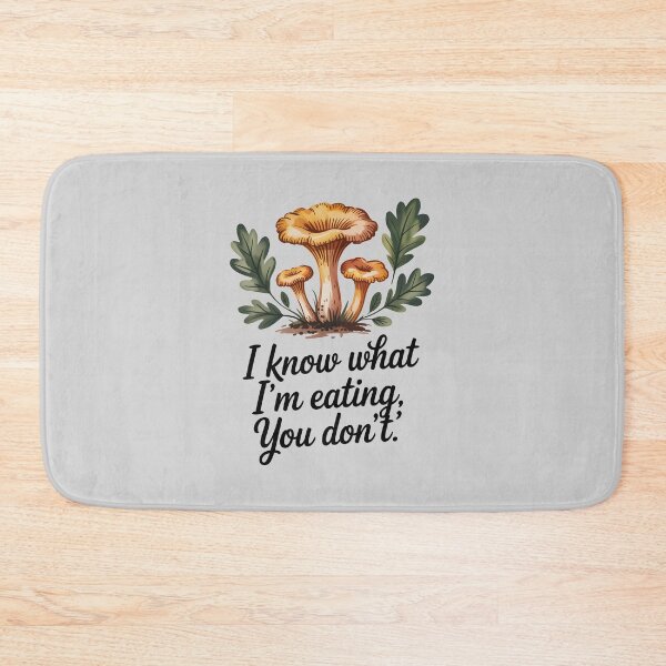 Item preview, Watercolor Mushroom Foraging Chanterelle Mycology Quote designed and sold by Enea Kelo.