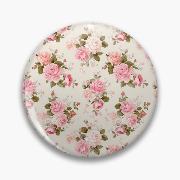Item preview, Vintage Pink Rose Seamless Pattern designed and sold by Kritiveemporio.