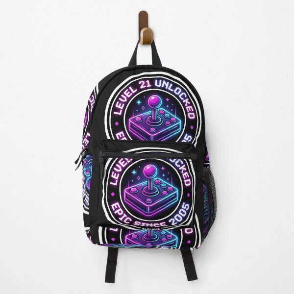 Item preview, Level 21 Unlocked Epic Since 2005 - 21st Birthday Gamer Sticker designed and sold by alalame.